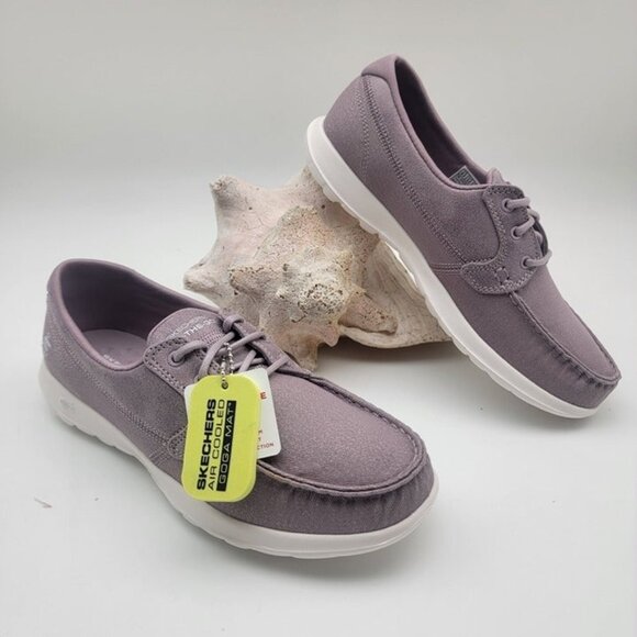 SKECHERS Shoes - Skechers Women's Go Walk Lite-16420 Boat Shoe Size 6.5 Mauve